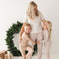 Cinnamon Cider Grid 2-Piece Pajama Set