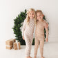 Cinnamon Cider Grid 2-Piece Pajama Set