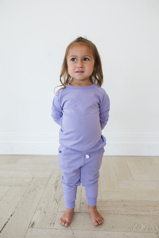 Cloud Terry Set- Wisteria Dream