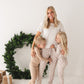 Cinnamon Cider Grid 2-Piece Pajama Set