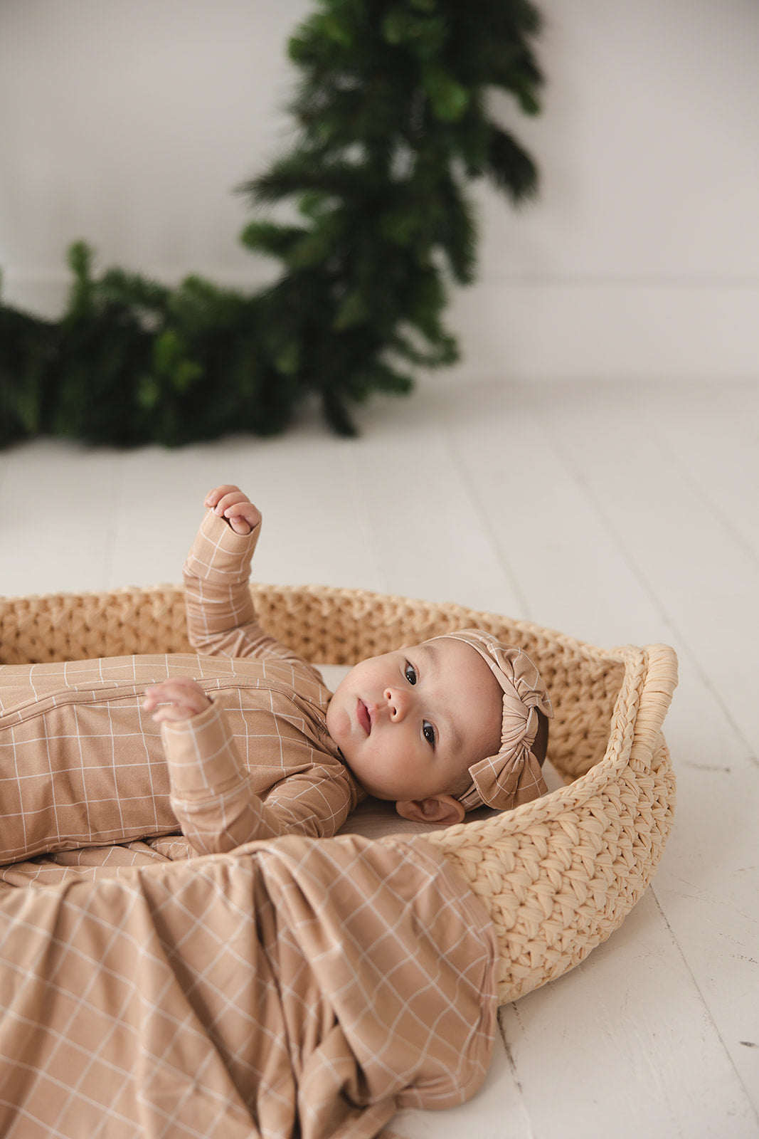 Cinnamon Cider Grid Headband
