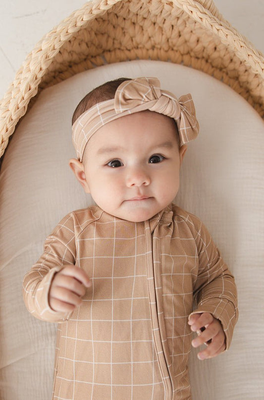 Cinnamon Cider Grid Headband
