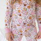 Snacks 2-Piece Pajama Set- Pink