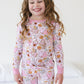 Snacks 2-Piece Pajama Set- Pink