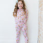 Snacks 2-Piece Pajama Set- Pink