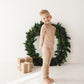 Cinnamon Cider Grid 2-Piece Pajama Set