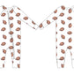 Football Ribbed Zippy Pajama