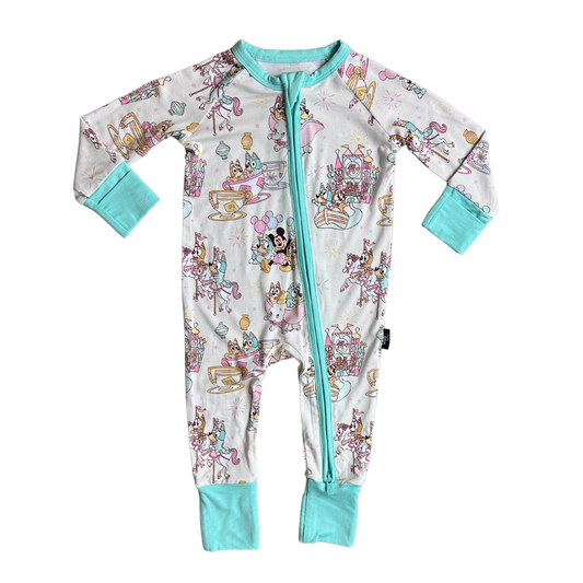 Pastel Park Belize Zippy Pajama