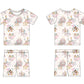 Pastel Park 2-Piece Pajama Short Set
