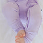 Hydrangea Ribbed Zippy Pajama