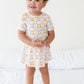 Checkerboard Charm Bodysuit Dress