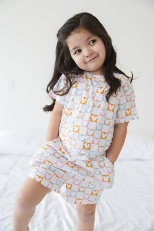 Checkerboard Charm Pocket Short Set
