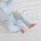 Baby Blue Ribbed Zippy
