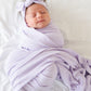 Hydrangea Ribbed Lightweight Blanket