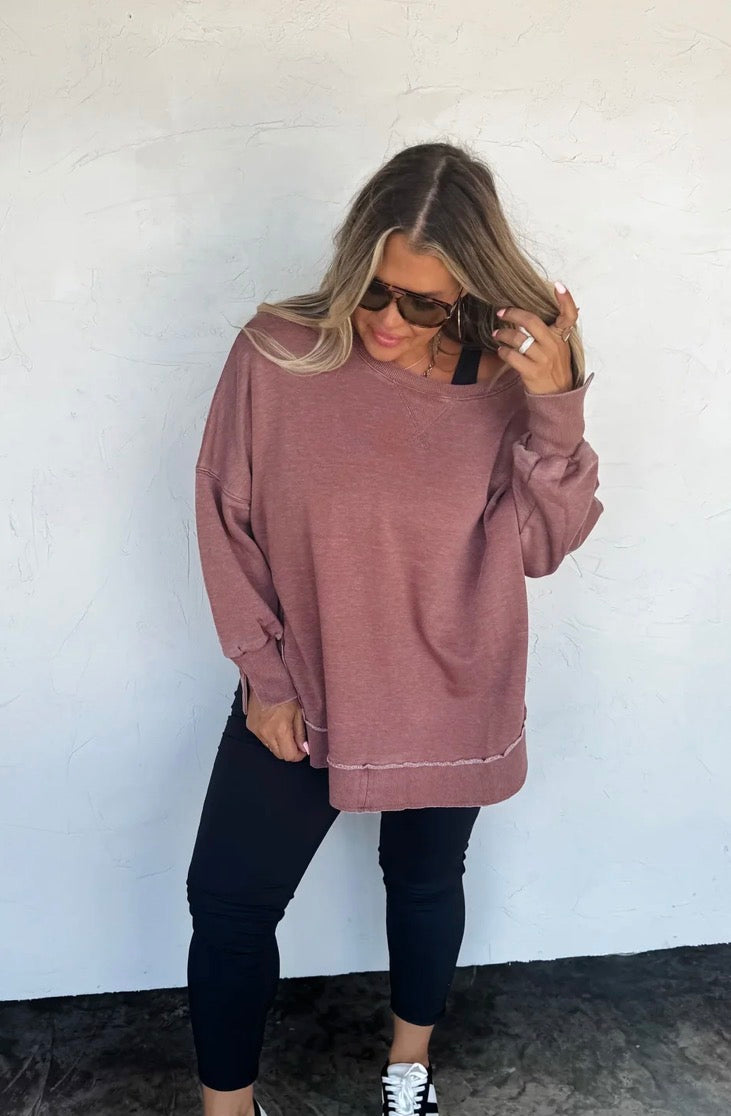 Joss Washed Sweatshirt (Size S/M)