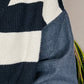 Winnie Denim Sleeve Striped Cardigan