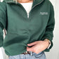 Mama Embroidered Cursive Quarter Zip