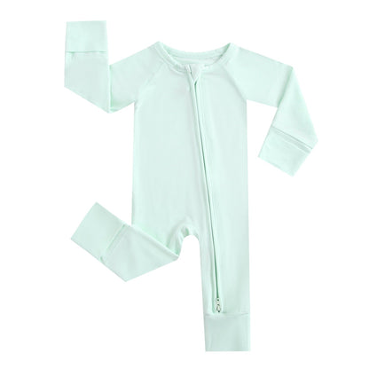 Meadow Zippered Baby Romper