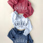 America Vintage Embroidered Sweatshirt