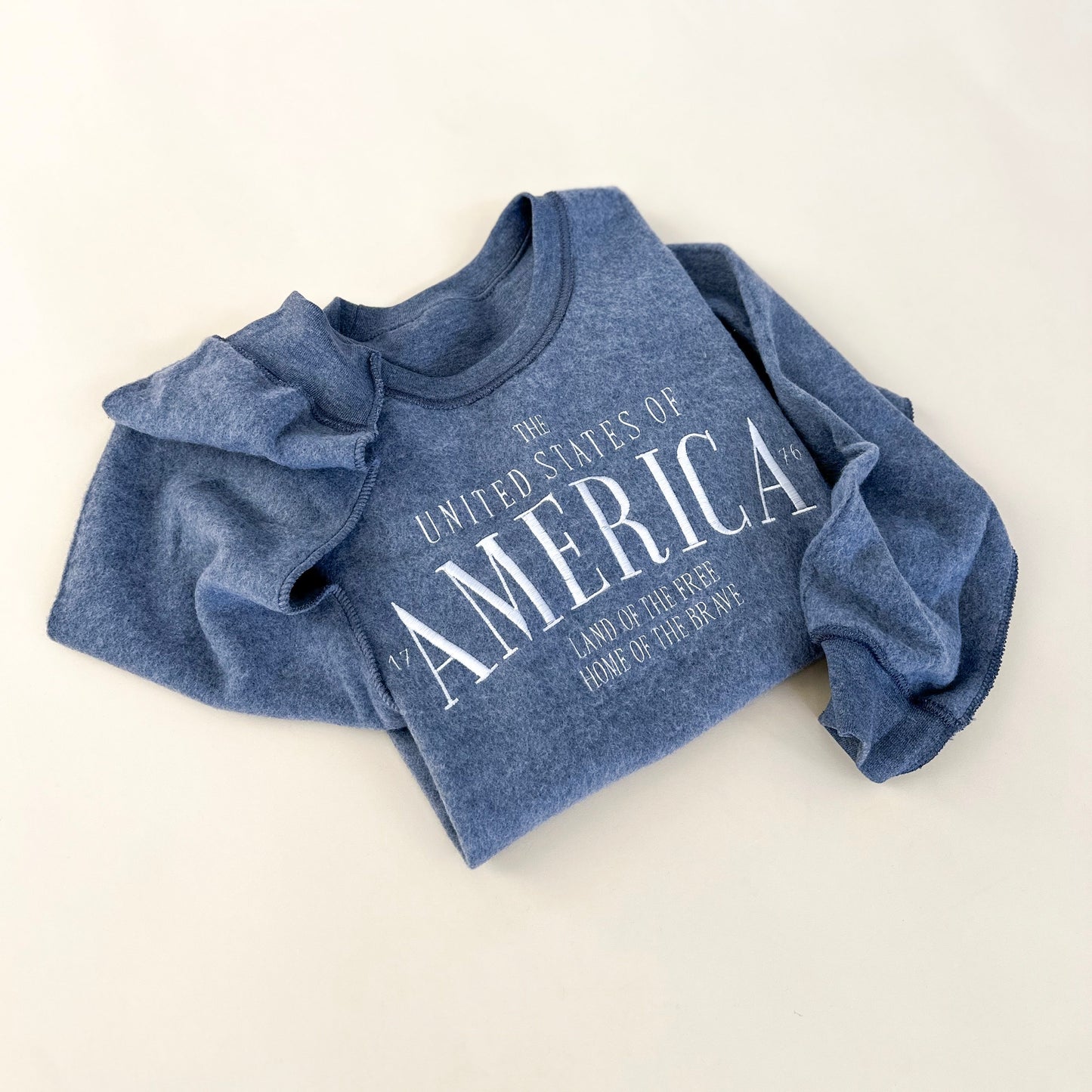 America Vintage Embroidered Sweatshirt