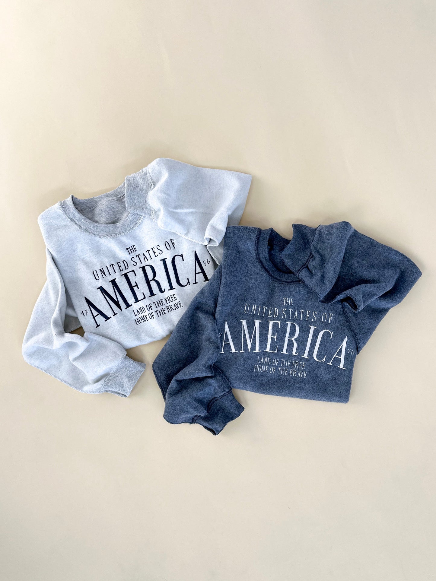 America Vintage Embroidered Sweatshirt