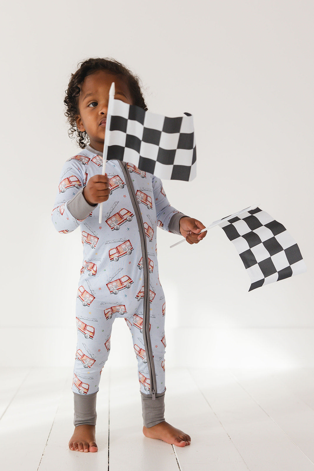 Firetruck Zippy Pajama