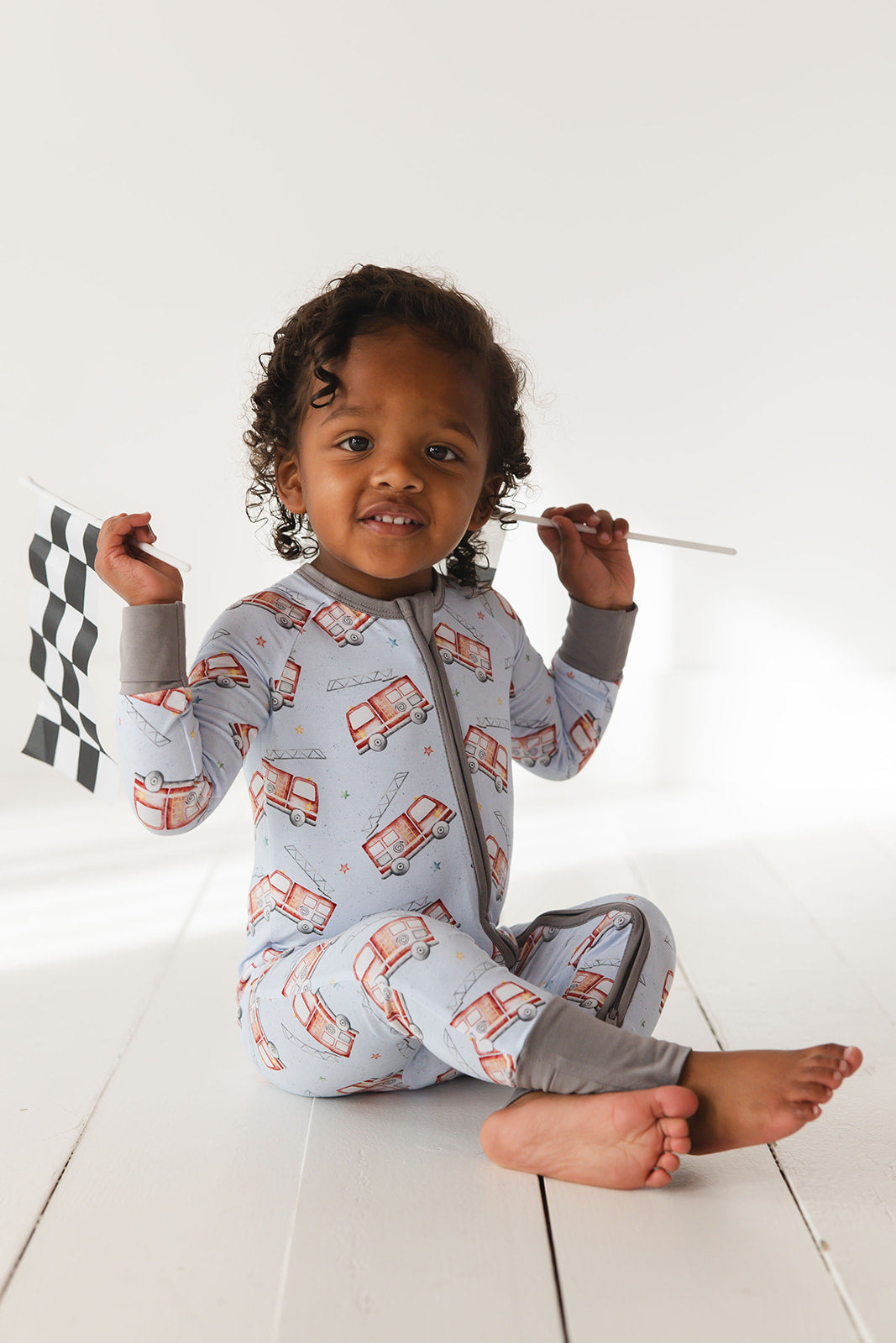 Firetruck Zippy Pajama