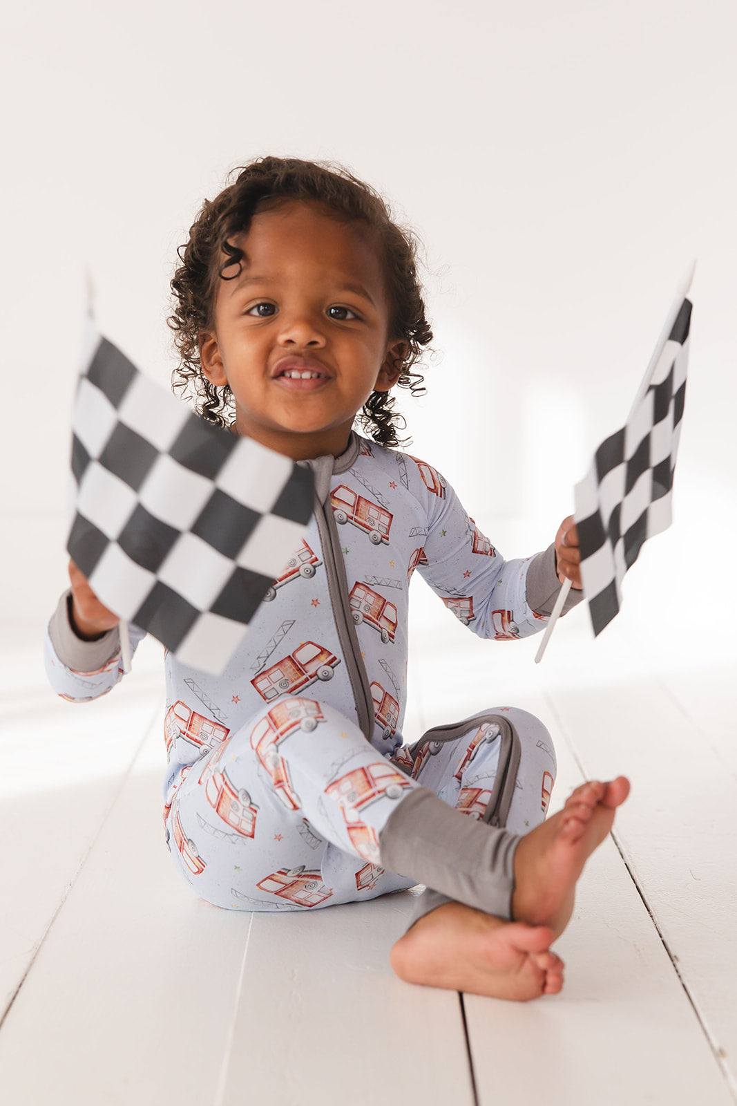 Firetruck Zippy Pajama