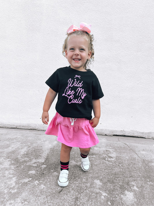 Wild Like My Curls Tee-2 Colors