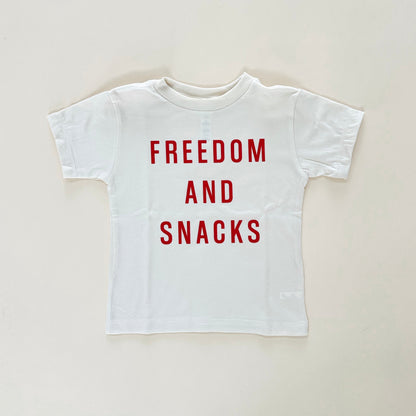 Freedom and Snacks Vintage Child Tee
