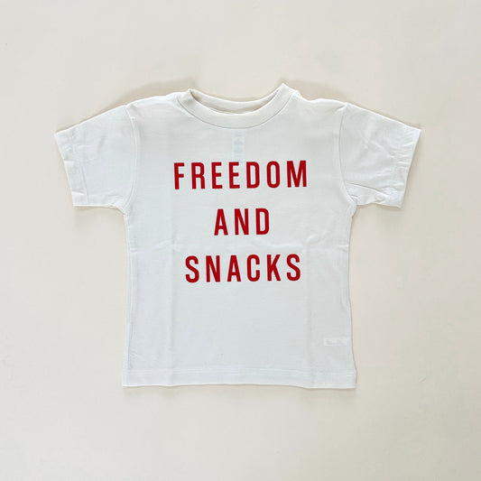 Freedom and Snacks Vintage Child Tee