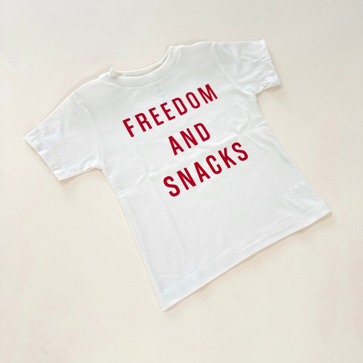Freedom and Snacks Vintage Child Tee