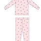 Cherry Ribbed Pajama Set