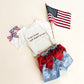Loves Jesus and America Child Tee