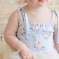 Cosette Smocked Tulle Bodysuit Dress