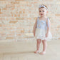 Cosette Smocked Tulle Bodysuit Dress