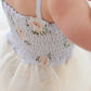 Cosette Smocked Tulle Bodysuit Dress