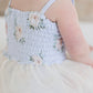 Cosette Smocked Tulle Bodysuit Dress