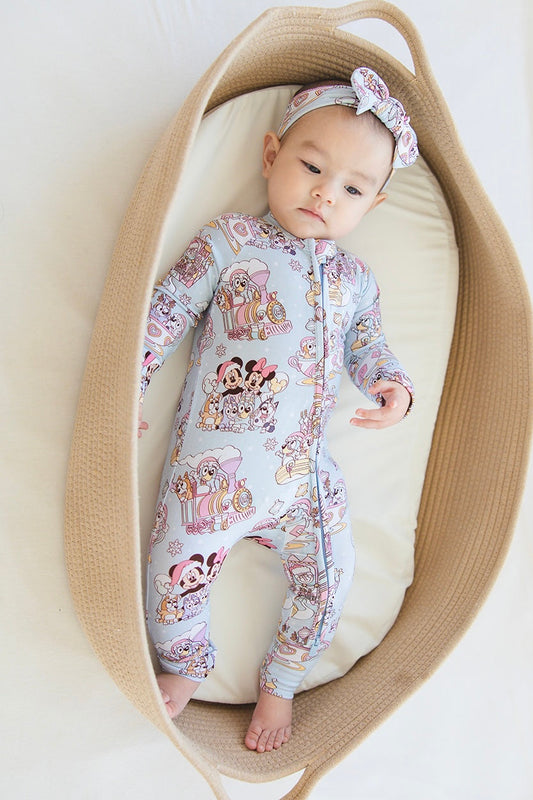 Winter Whirl Zippy Pajama
