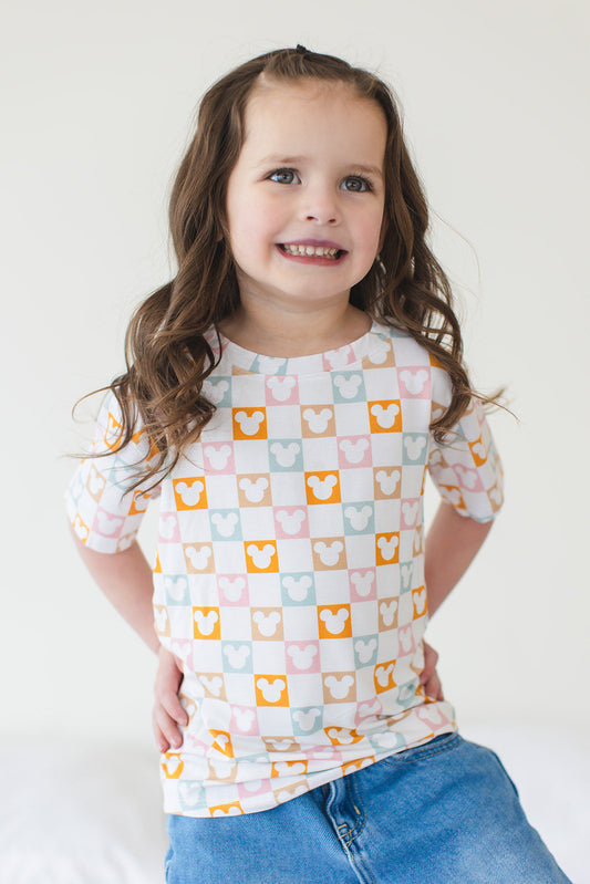 Checkerboard Charm Everyday Tee