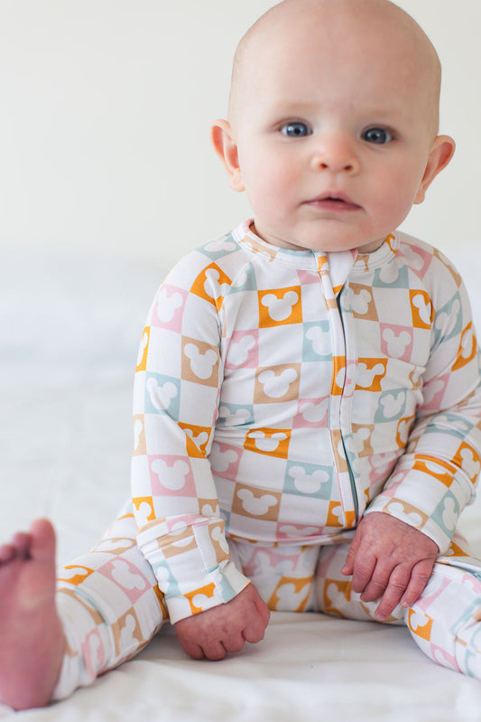 Checkerboard Charm Zippy Pajama
