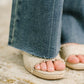 Jackie Mid Rise Flare Jean with Front Flap Pockets