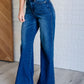 Judy Blue Eliza High Rise Control Top Retro Wide Leg Jeans