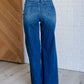 Judy Blue Eliza High Rise Control Top Retro Wide Leg Jeans