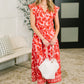 Just Yesterday Front Button Down Dress