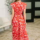Just Yesterday Front Button Down Dress