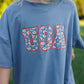 USA Daisy Oversized T-Shirt