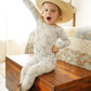 Blue Belle 2pc Ribbed Bamboo Pajamas