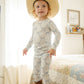 Blue Belle 2pc Ribbed Bamboo Pajamas