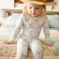 Blue Belle 2pc Ribbed Bamboo Pajamas